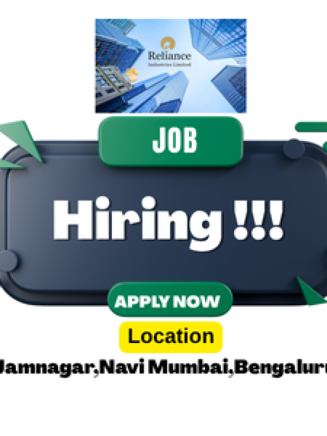Reliance Industries Multiple Job Opportunities