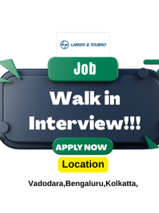 Job vacancy at Hyderabad from LNT Group