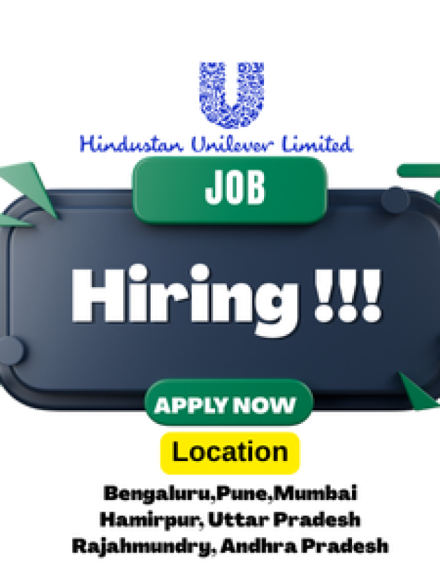 Latest job opportunity at Unilever 2025