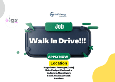 Walk in Drive Job Hiring at LNT Energy
