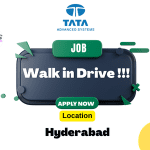 Walk in Drive at Tata Advanced Systems